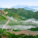 دیوار چین اژدهایی آرمیده در میان کوهستان